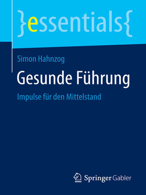 cover image of Gesunde Führung
